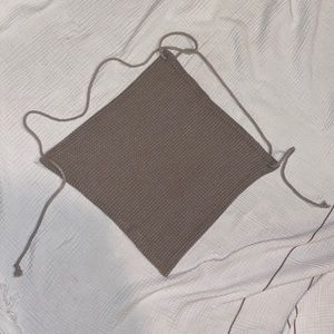 Cropped Hem Bandana Shirt